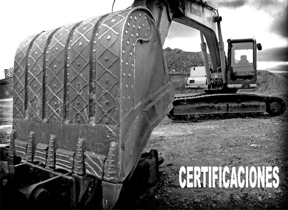 CERTIFICACIONES